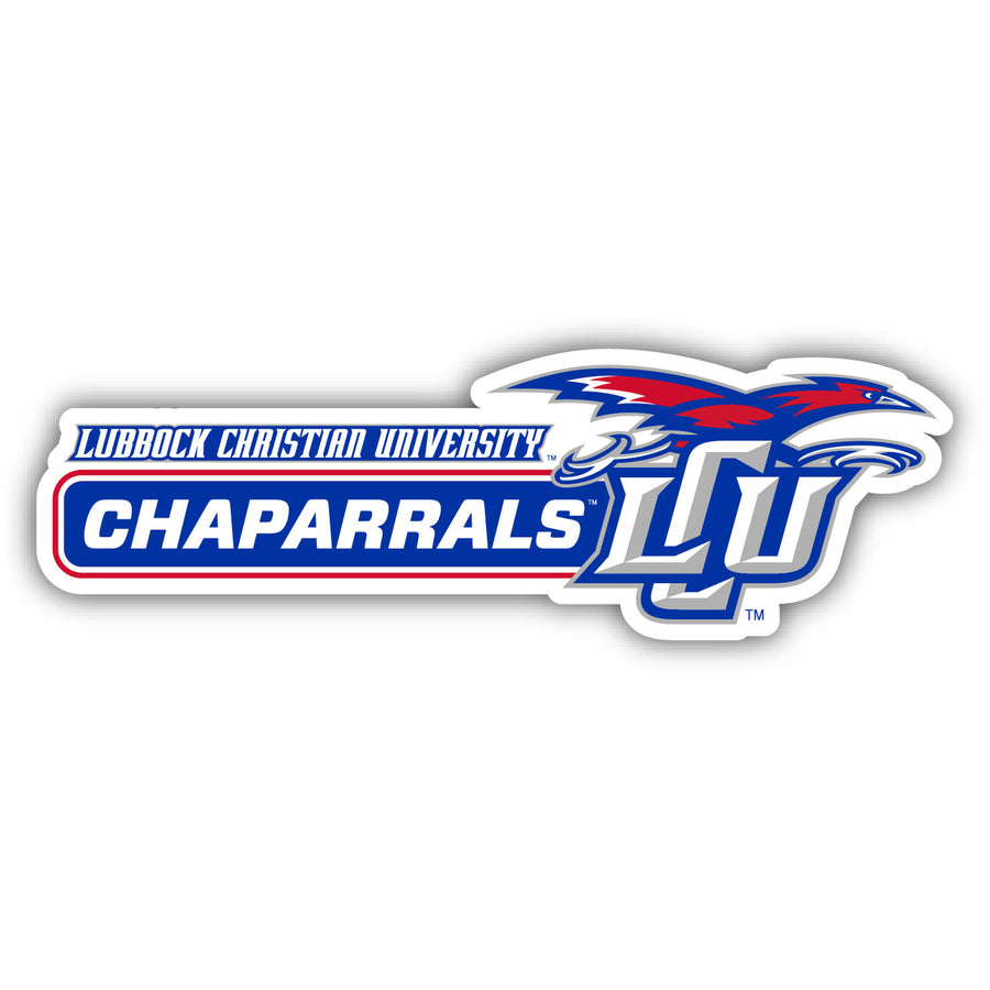 Lubbock Christian University Chaparral 4-Inch Wide NCAA Durable School Spirit Vinyl Decal Sticker Image 1