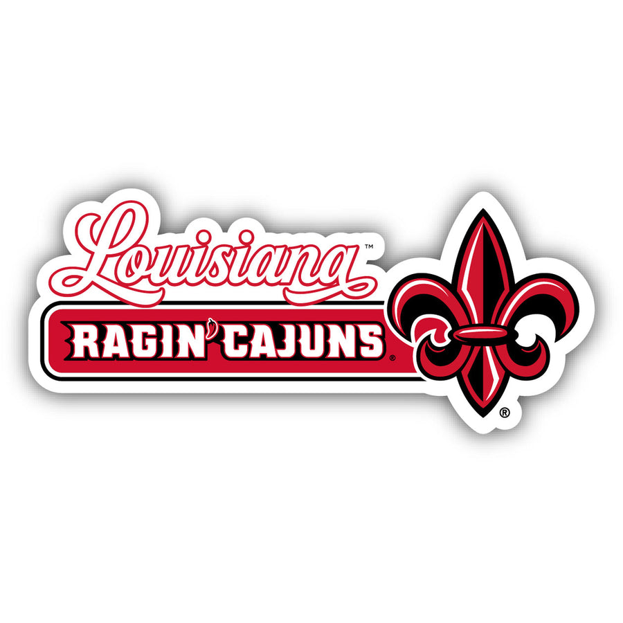 Louisiana at Lafayette 4-Inch Wide NCAA Durable School Spirit Vinyl Decal Sticker Image 1