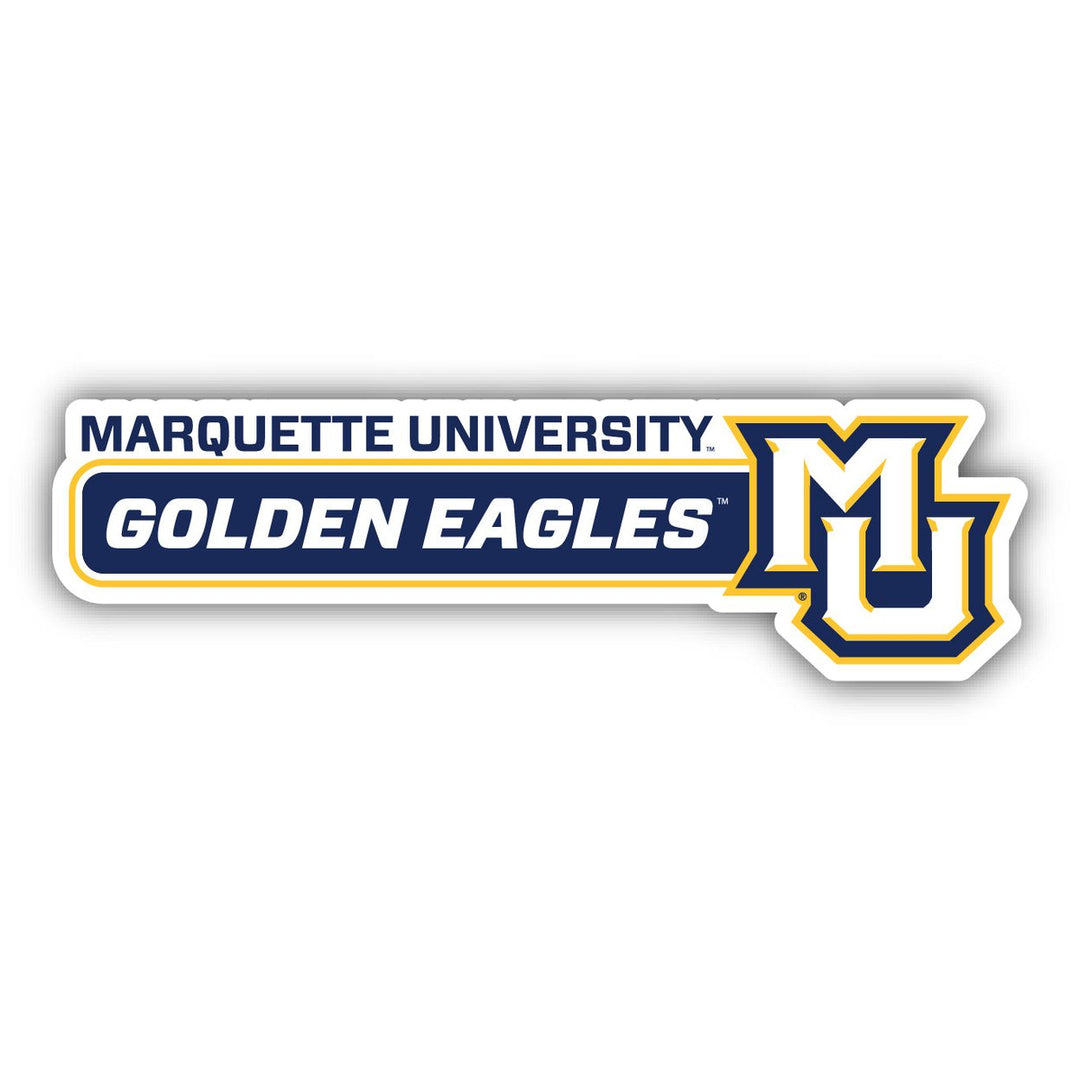 Marquette Golden Eagles 4-Inch Wide NCAA Durable School Spirit Vinyl Decal Sticker Image 1