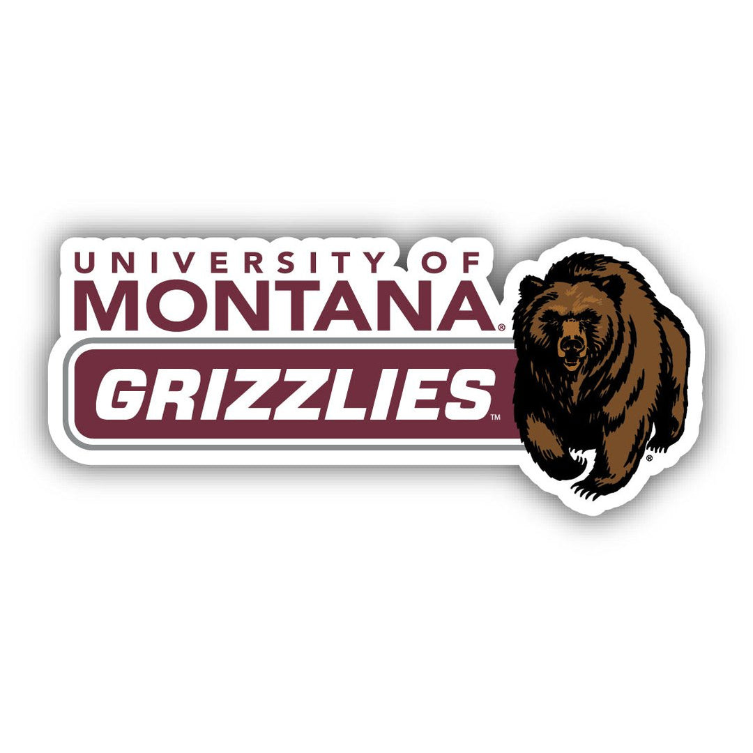 Montana University 4-Inch Wide NCAA Durable School Spirit Vinyl Decal Sticker Image 1