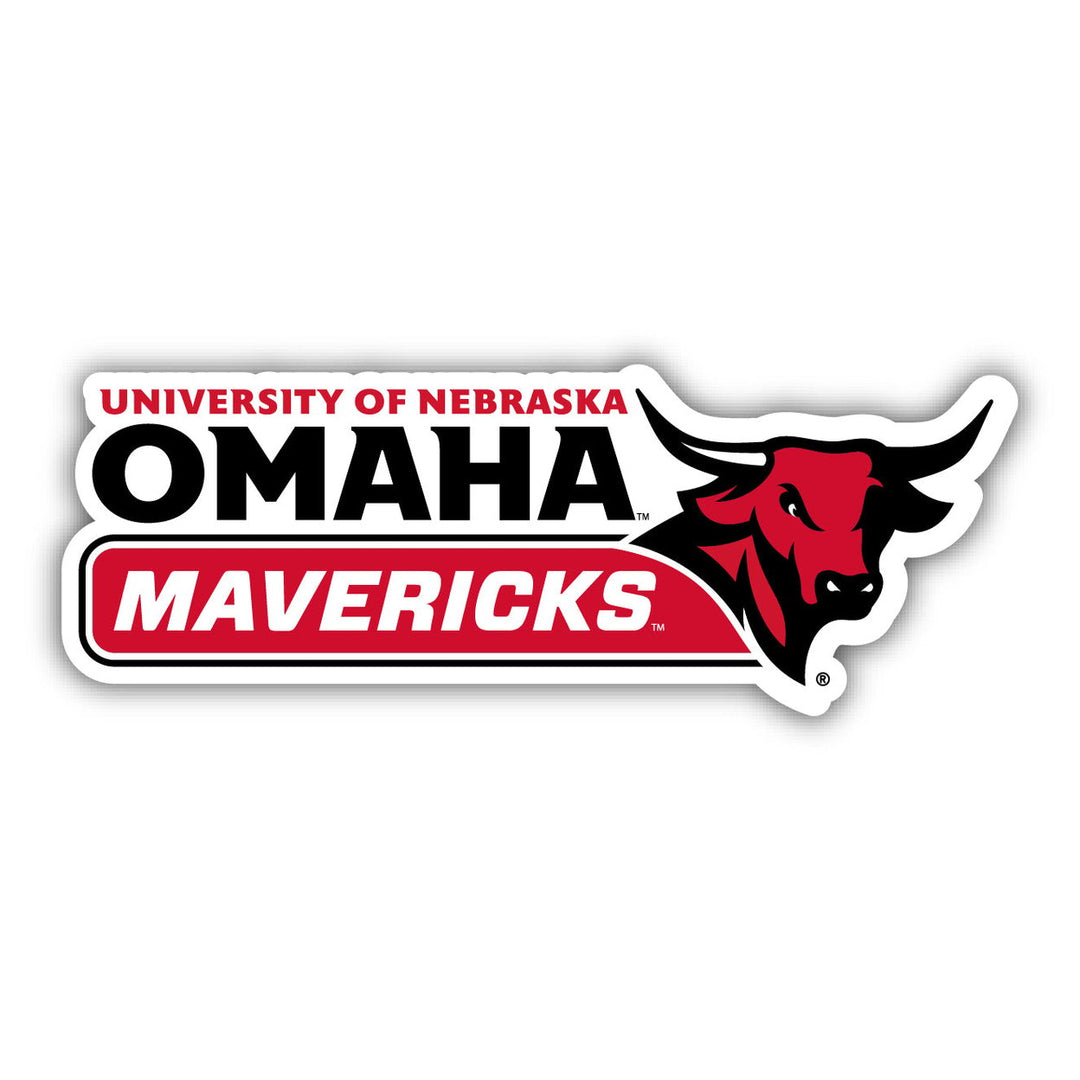 Nebraska at Omaha 4-Inch Wide NCAA Durable School Spirit Vinyl Decal Sticker Image 1