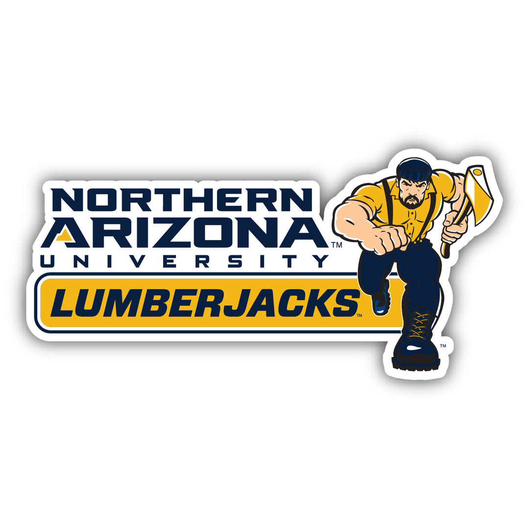 Northern Arizona University 4-Inch Wide NCAA Durable School Spirit Vinyl Decal Sticker Image 1