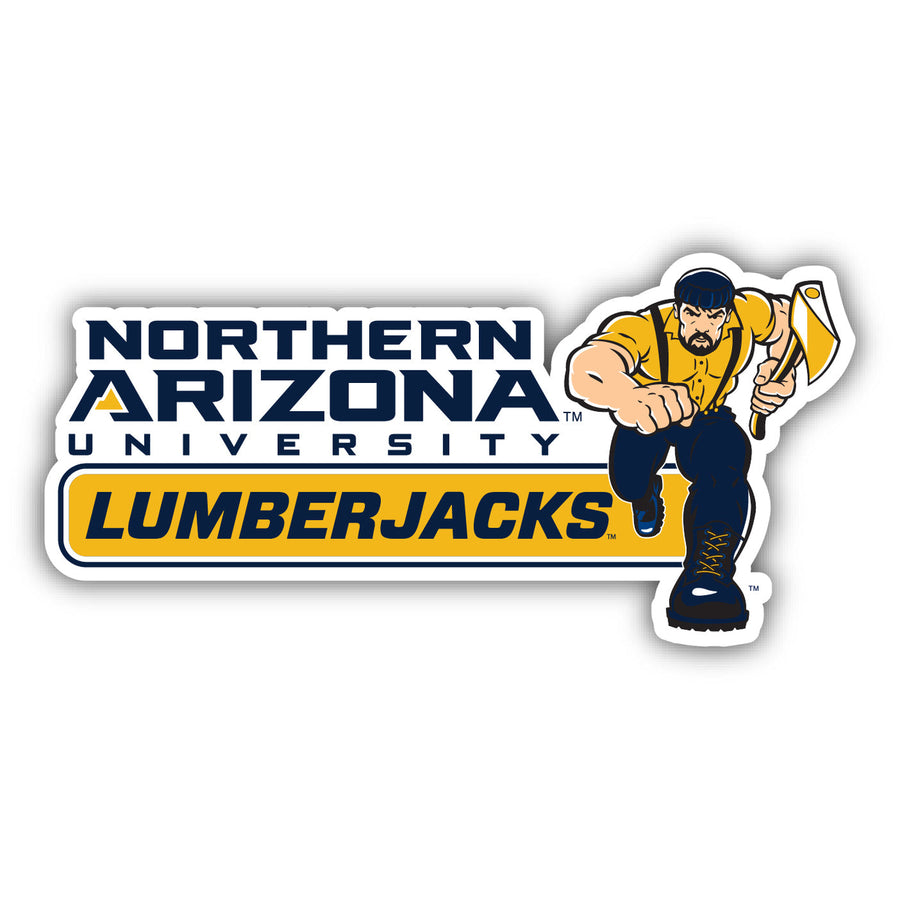 Northern Arizona University 4-Inch Wide NCAA Durable School Spirit Vinyl Decal Sticker Image 1