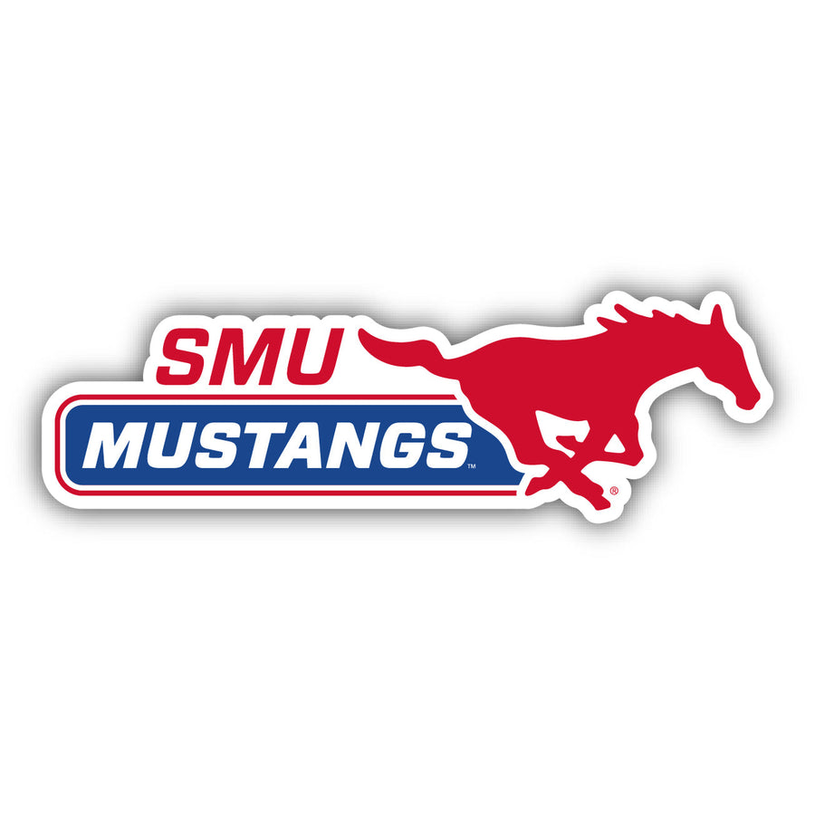 Southern Methodist University 4-Inch Wide NCAA Durable School Spirit Vinyl Decal Sticker Image 1