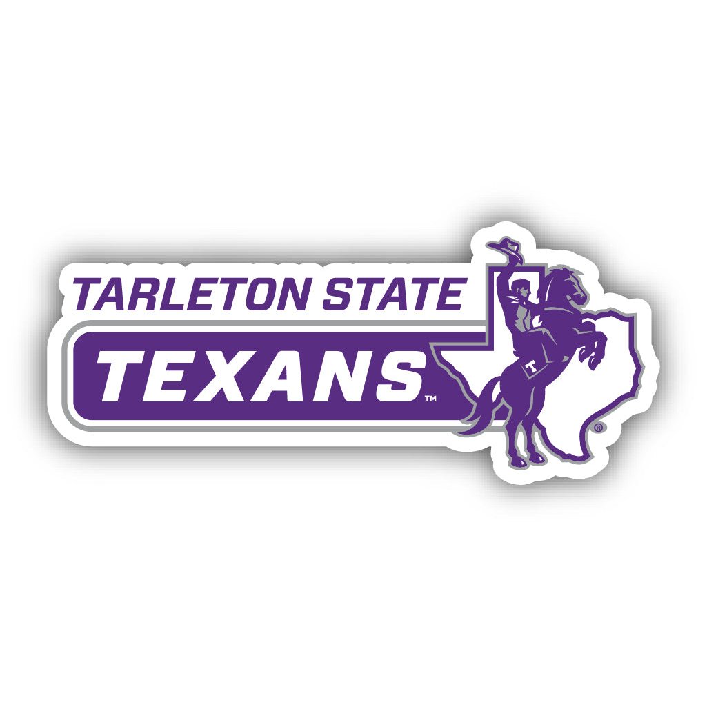 Tarleton State University 4-Inch Wide NCAA Durable School Spirit Vinyl Decal Sticker Image 1