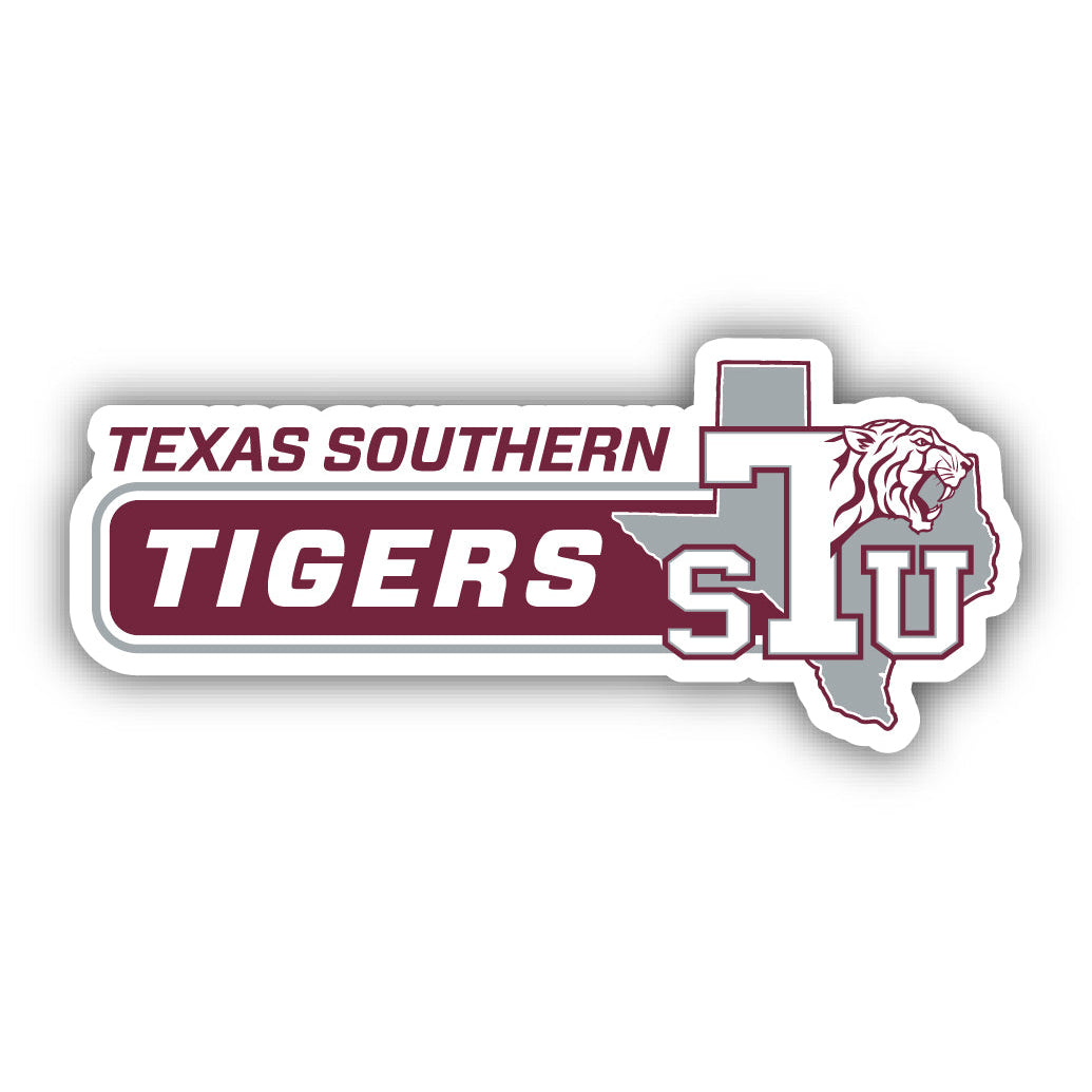 Texas Southern University 4 Inch Wide Colorful Vinyl Decal Sticker Image 1