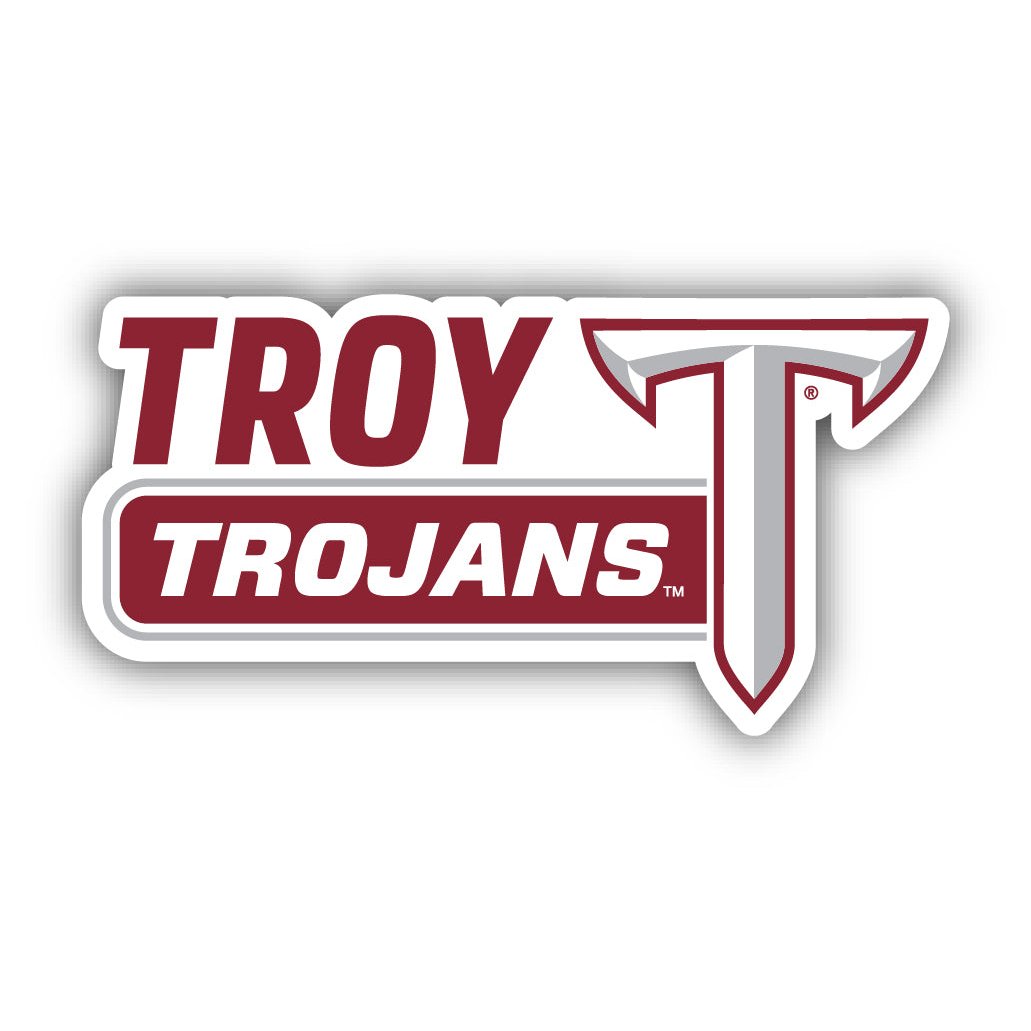 Troy University 4-Inch Wide NCAA Durable School Spirit Vinyl Decal Sticker Image 1