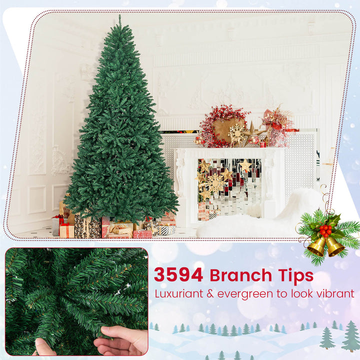 9ft Hinged Christmas Tree Douglas Full Fir Tree 3594 Tips Image 6