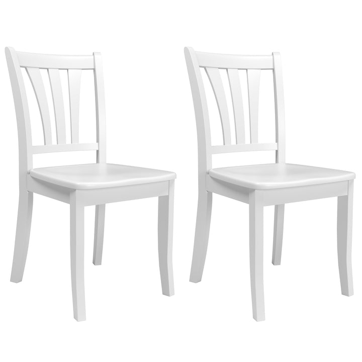 CorLiving Dillon Solid Wood Dining Chairs, Set of 2 Image 1