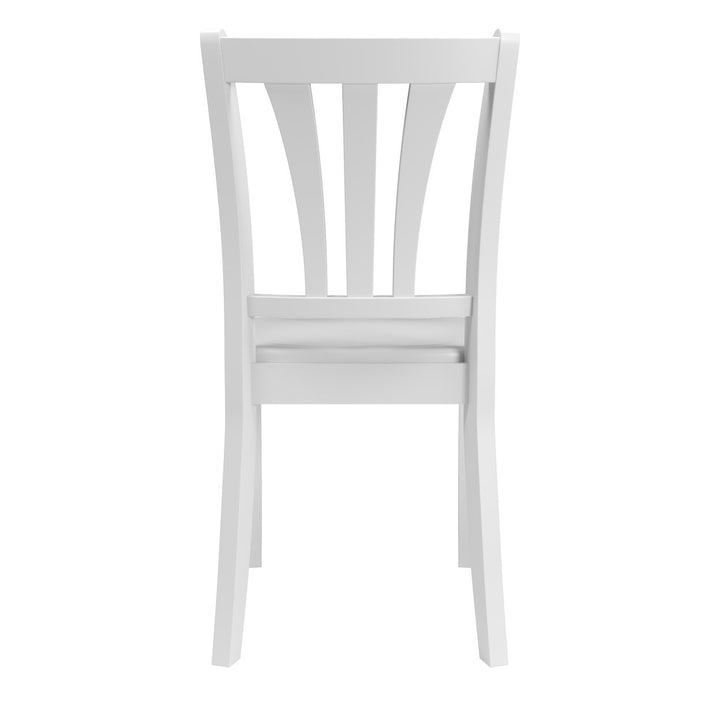 CorLiving Dillon Solid Wood Dining Chairs, Set of 2 Image 4