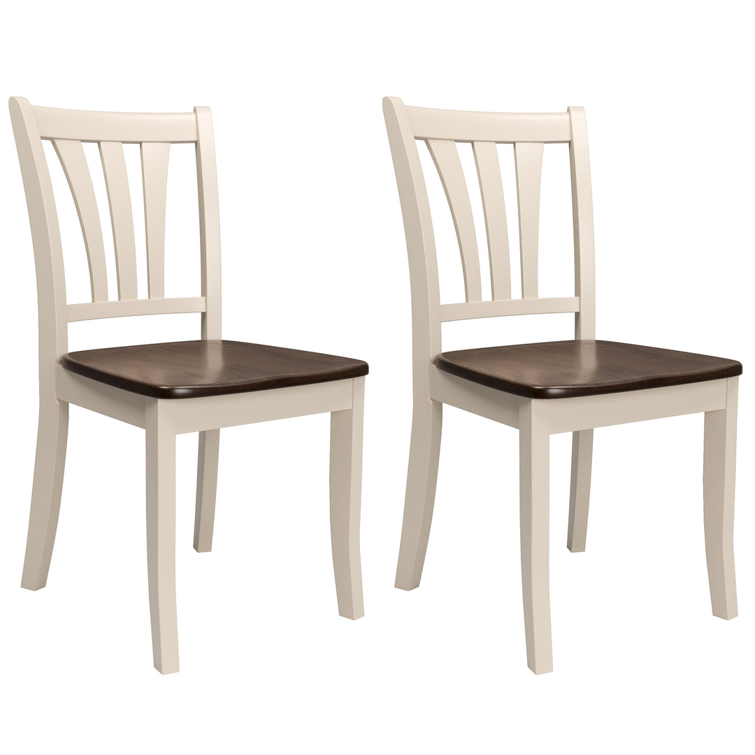 CorLiving Dillon Solid Wood Dining Chairs, Set of 2 Image 6