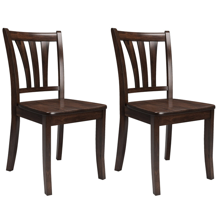 CorLiving Dillon Solid Wood Dining Chairs, Set of 2 Image 7