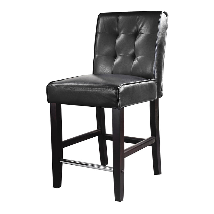 CorLiving Antonio PU Tufted Counter Height Barstool Image 2