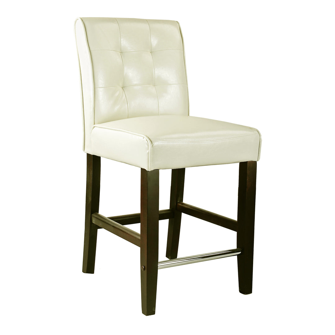 CorLiving Antonio PU Tufted Counter Height Barstool Image 5