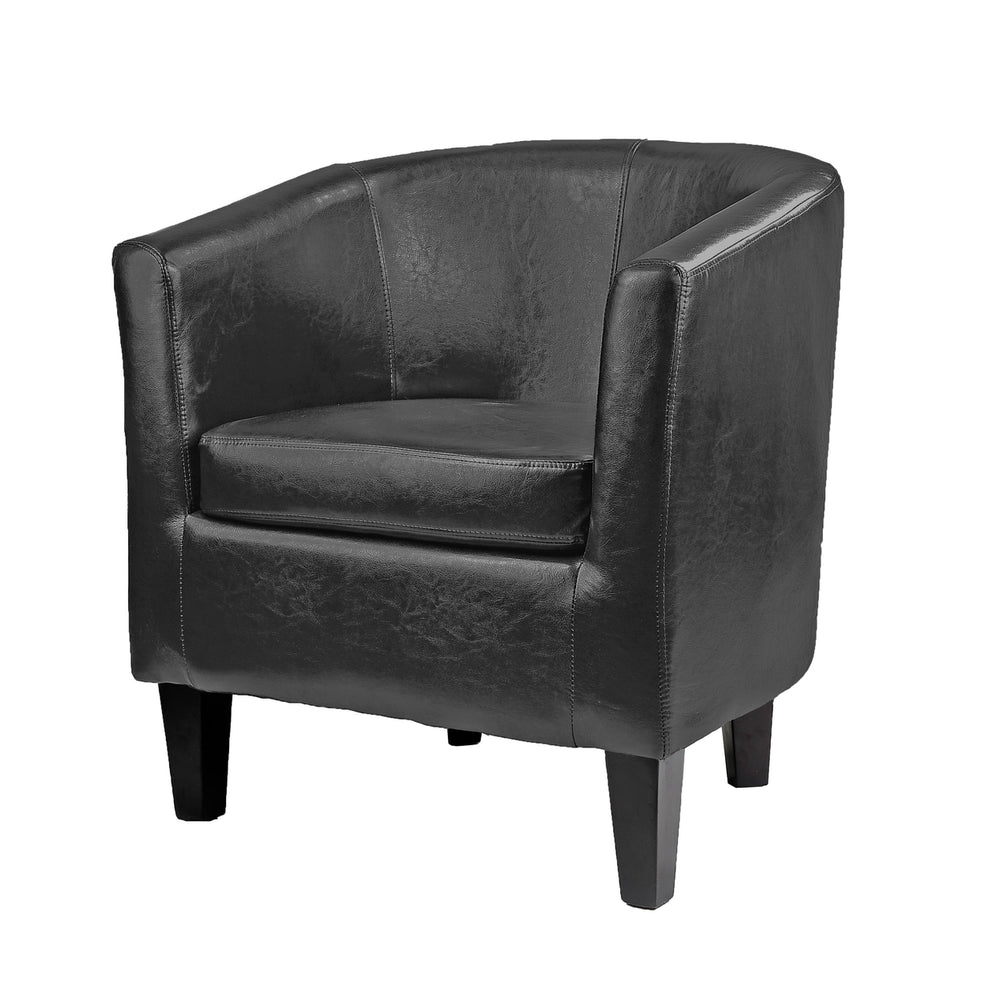 CorLiving Antonio Tub Chair PU Image 2