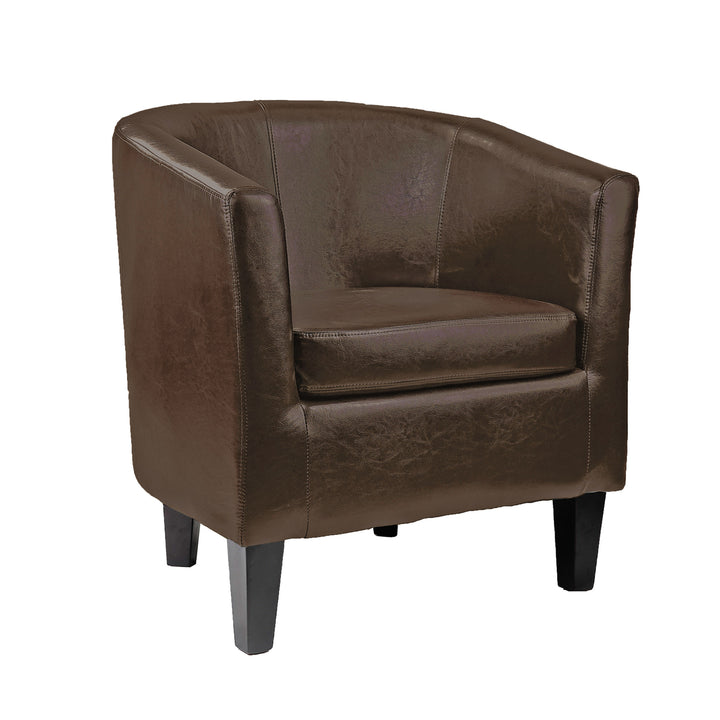 CorLiving Antonio Tub Chair PU Image 6