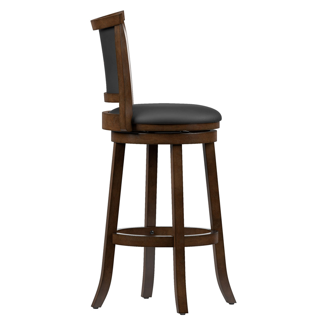 CorLiving Woodgrove Bar Height Wood Barstools, Set of 2 Image 3