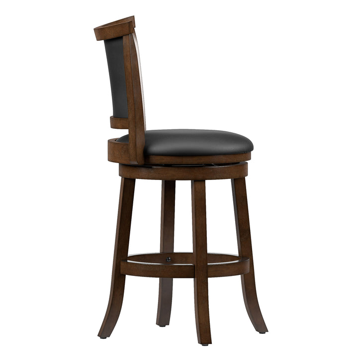 CorLiving Woodgrove Counter Height Wood Barstools, Set of 2 Image 3