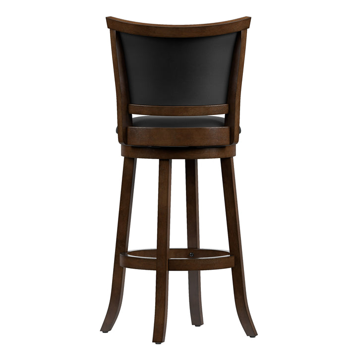 CorLiving Woodgrove Bar Height Wood Barstools, Set of 2 Image 4