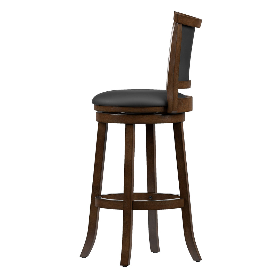 CorLiving Woodgrove Bar Height Wood Barstools, Set of 2 Image 5