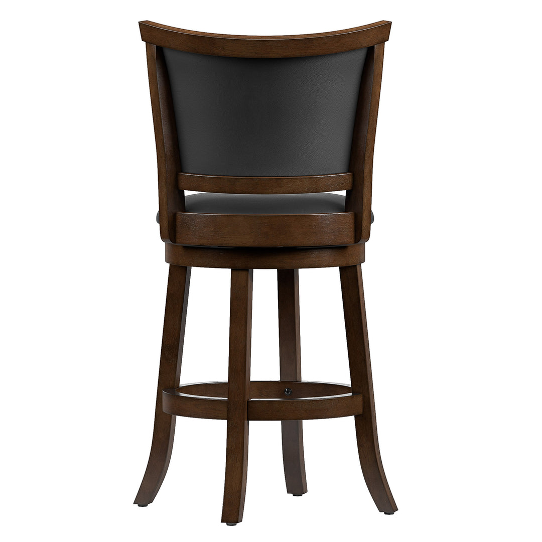 CorLiving Woodgrove Counter Height Wood Barstools, Set of 2 Image 4