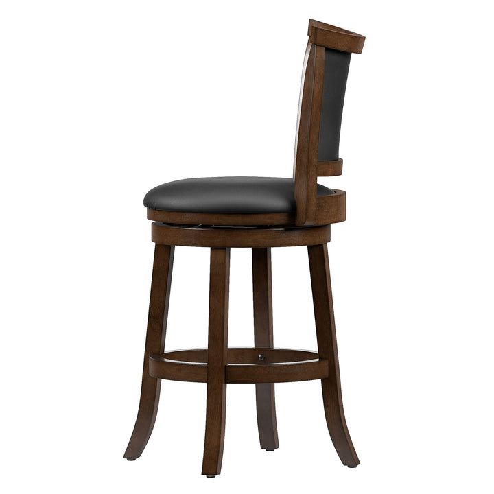 CorLiving Woodgrove Counter Height Wood Barstools, Set of 2 Image 5