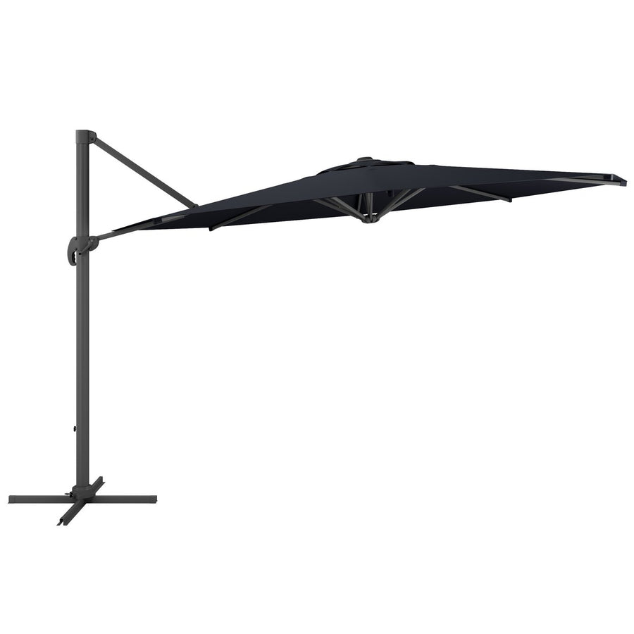 CorLiving 11.5ft UV Resistant Deluxe Tilting Patio Umbrella Image 1