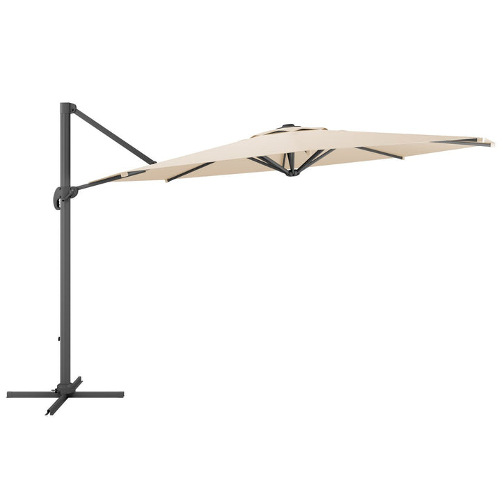 CorLiving 11.5ft UV Resistant Deluxe Tilting Patio Umbrella Image 3