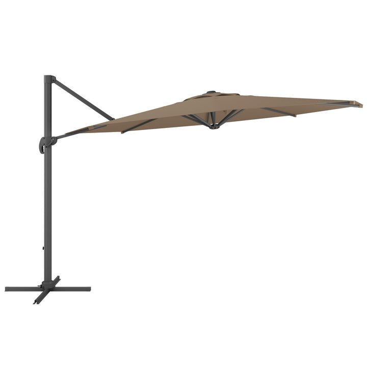 CorLiving 11.5ft UV Resistant Deluxe Tilting Patio Umbrella Image 5