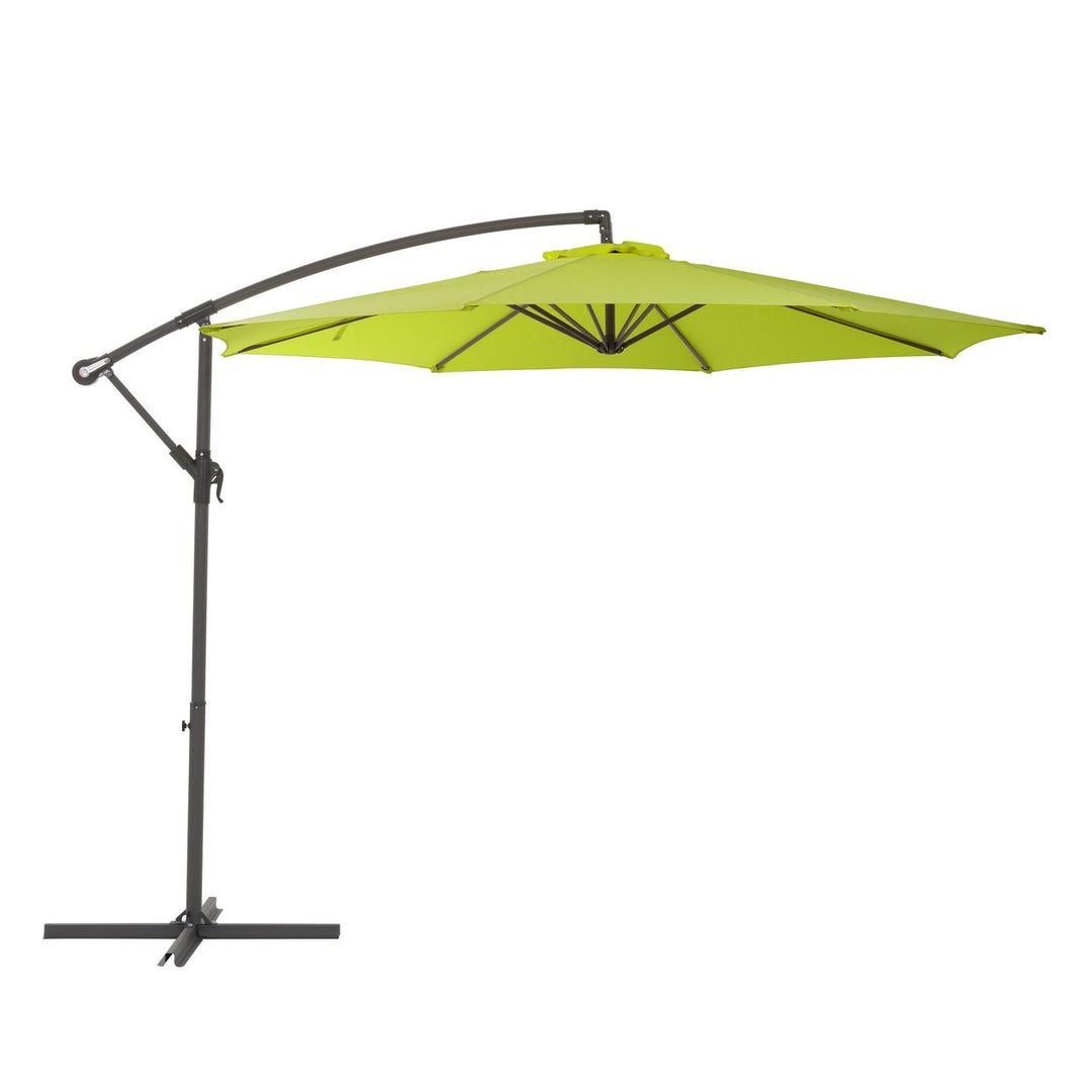 CorLiving 9.5ft UV Resistant Offset Tilting Patio Umbrella Image 7