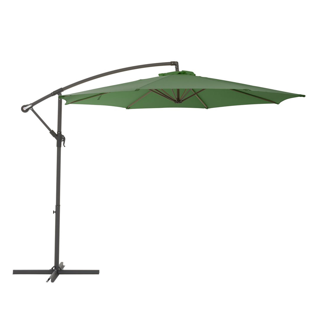 CorLiving 9.5ft UV Resistant Offset Tilting Patio Umbrella Image 10