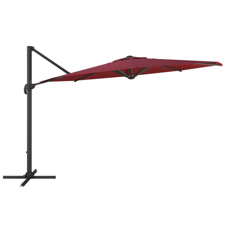 CorLiving 11.5ft UV Resistant Deluxe Tilting Patio Umbrella Image 8