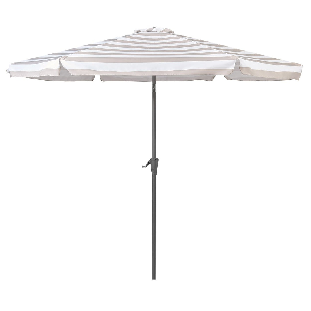 CorLiving 10ft Round Tilting Patio Umbrella Image 1