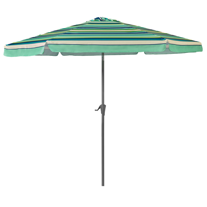 CorLiving 10ft Round Tilting Patio Umbrella Image 7