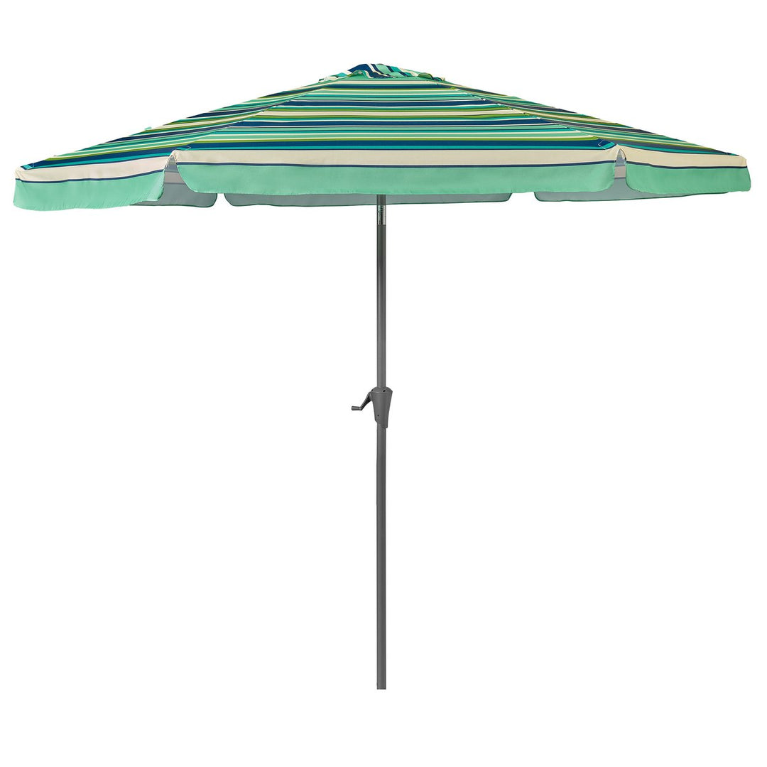 CorLiving 10ft Round Tilting Patio Umbrella Image 1