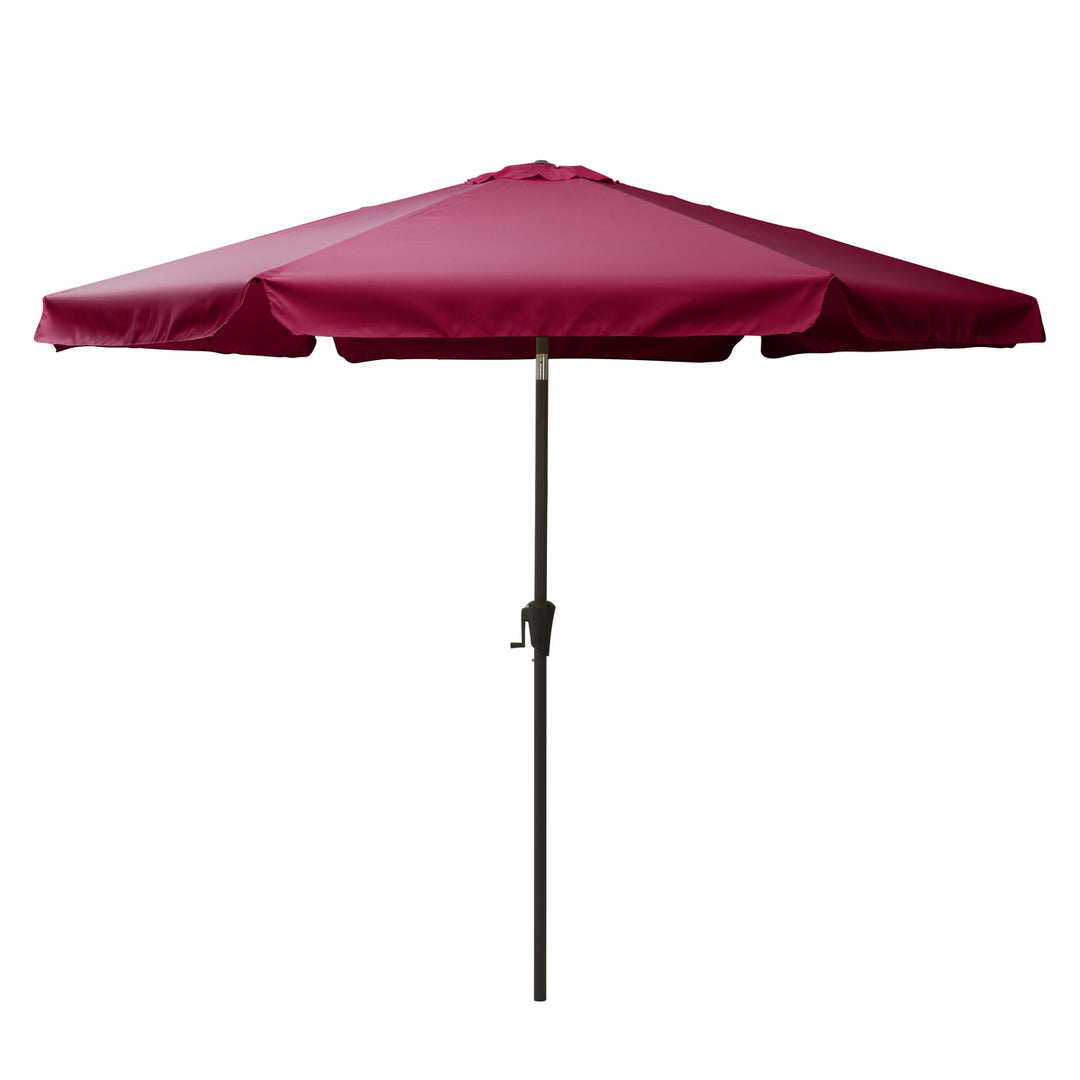 CorLiving 10ft Round Tilting Patio Umbrella Image 10