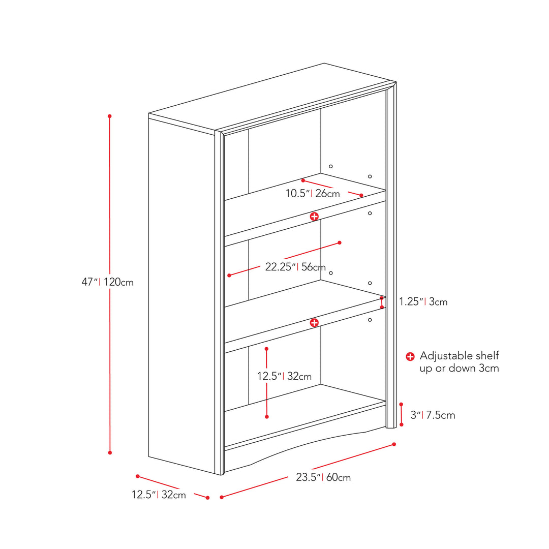 CorLiving Quadra 47" Bookcase Image 4