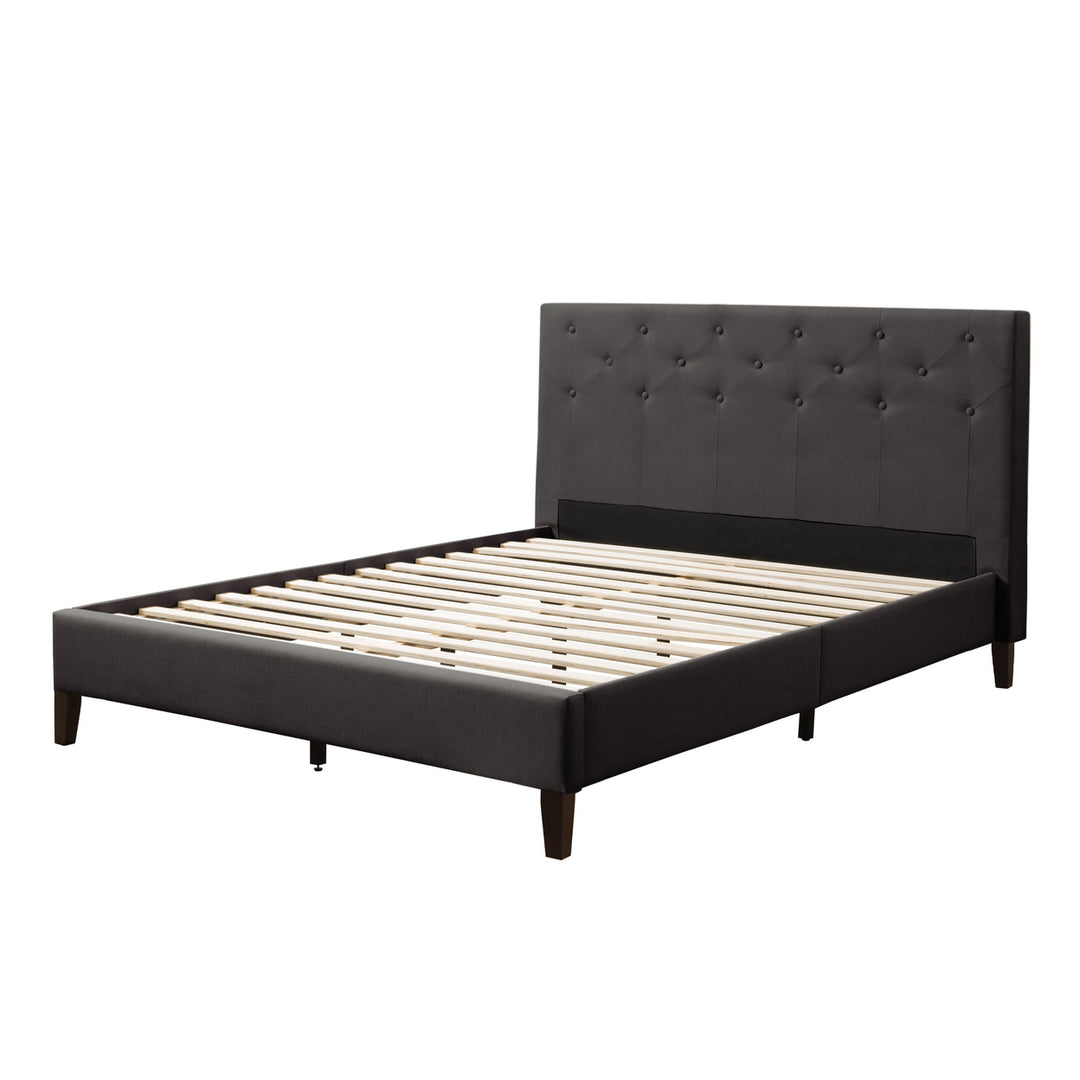 CorLiving Nova Ridge Tufted Upholstered Bed, Queen Image 1