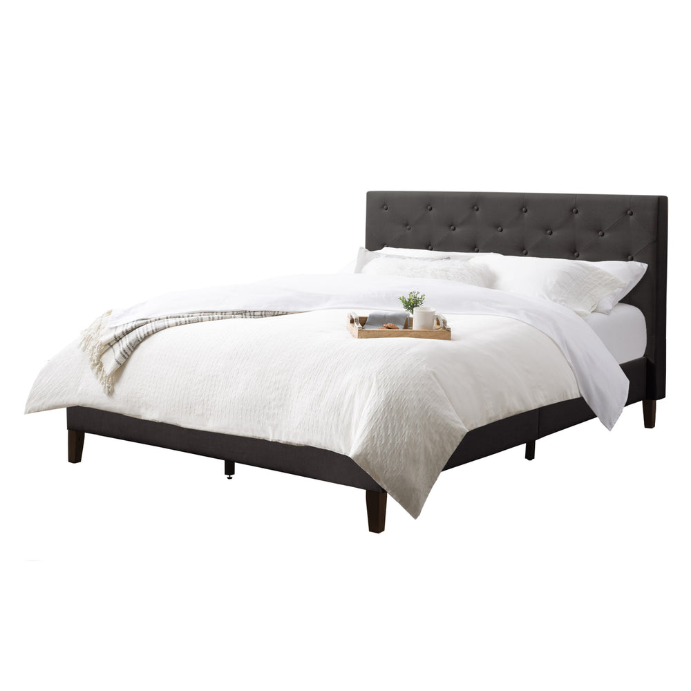 CorLiving Nova Ridge Tufted Upholstered Bed, Queen Image 2