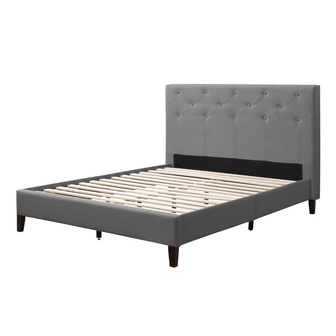 CorLiving Nova Ridge Tufted Upholstered Bed, Double/Full Image 8