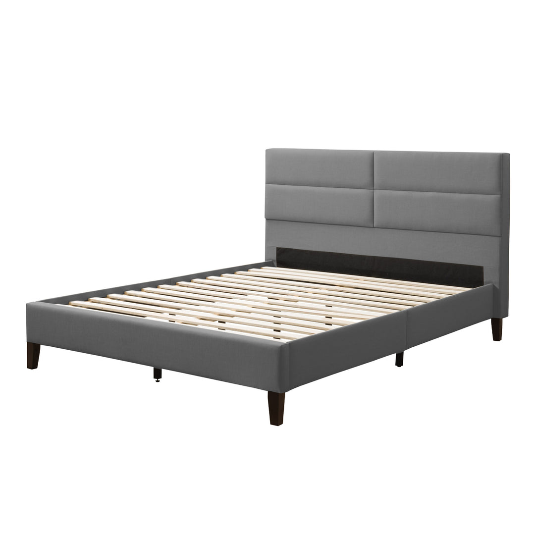 CorLiving Bellevue Upholstered Panel Bed, Queen Image 8