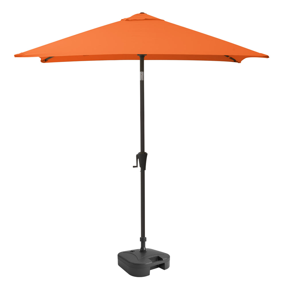 CorLiving 9ft Square Tilting Patio Umbrella with Umbrella Base Image 2
