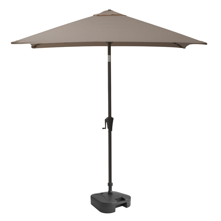 CorLiving 9ft Square Tilting Patio Umbrella with Umbrella Base Image 6