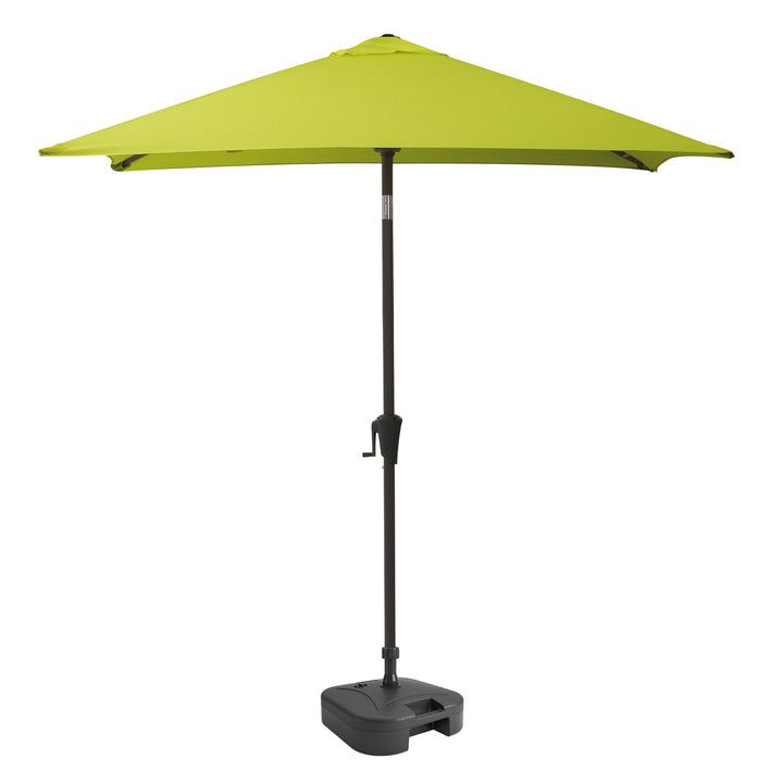 CorLiving 9ft Square Tilting Patio Umbrella with Umbrella Base Image 7