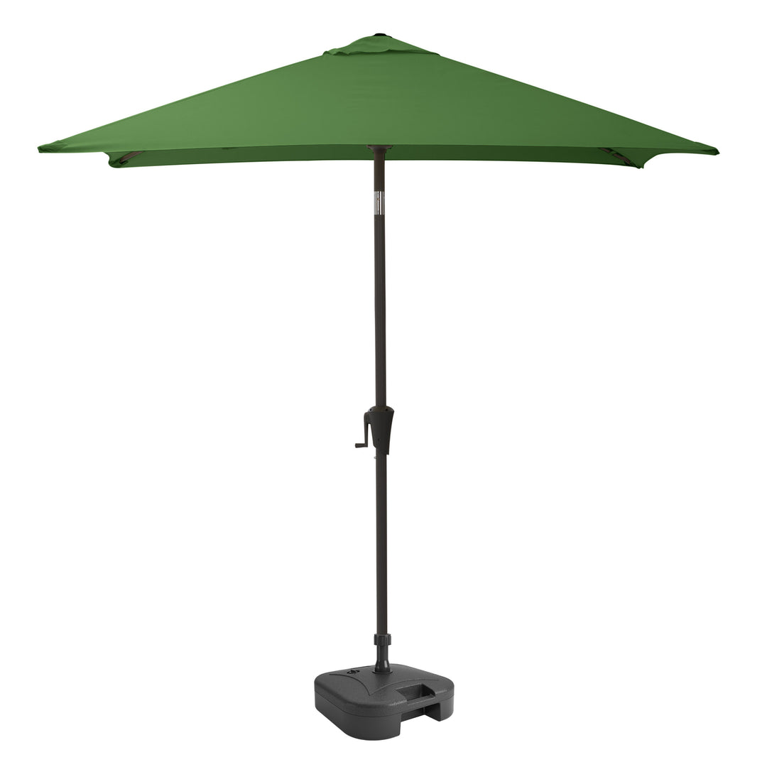 CorLiving 9ft Square Tilting Patio Umbrella with Umbrella Base Image 10