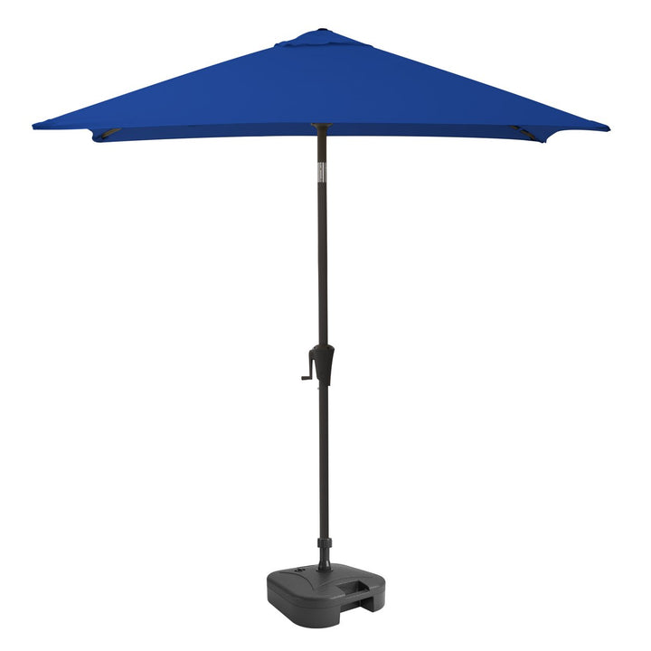 CorLiving 9ft Square Tilting Patio Umbrella with Umbrella Base Image 12