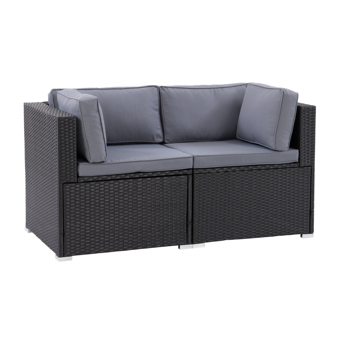 CorLiving Parksville Patio Sectional Set 2pc Image 2