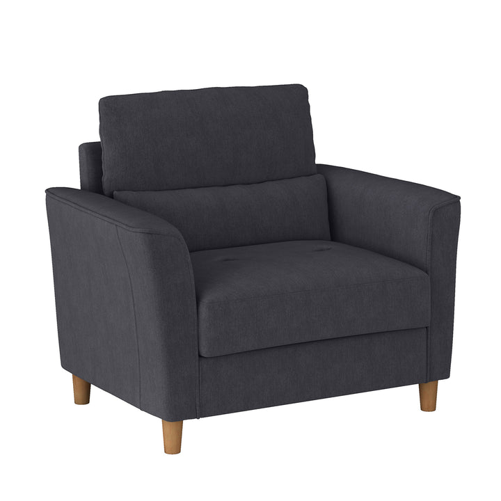 CorLiving Georgia Upholstered Accent Chair And A Half Image 2