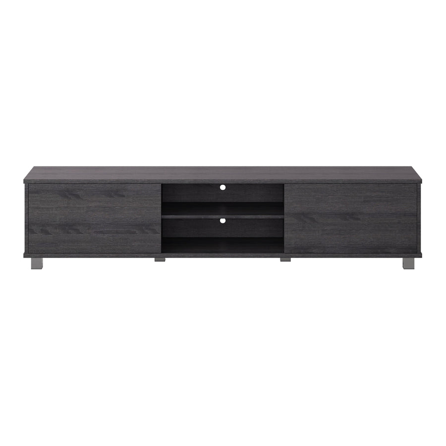 CorLiving Hollywood Wood Grain TV Stand with Doors for TVs up to 85" Image 1