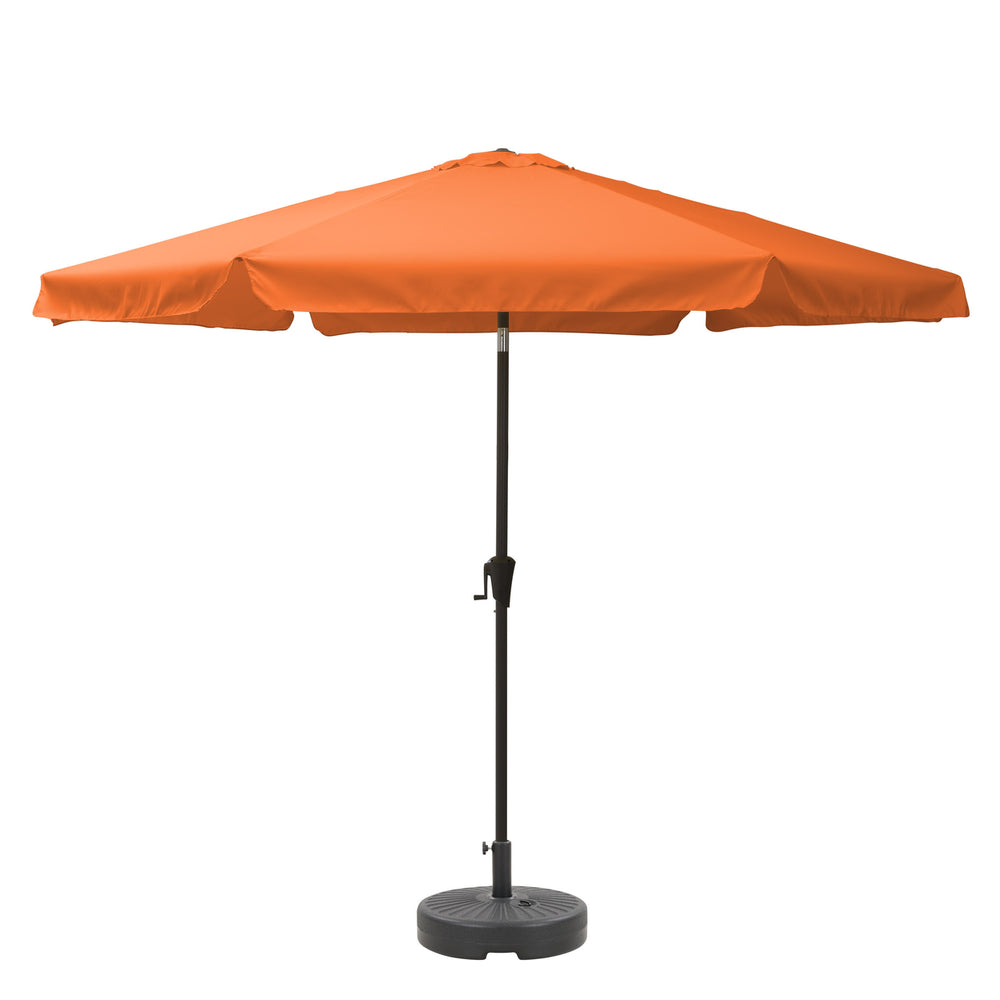 CorLiving 10ft Round Tilting Patio Umbrella and Round Umbrella Base Image 2